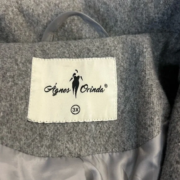 Gray Women's Coat - Picture 2 of 6